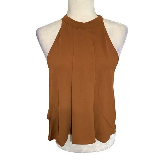 astr the label new russet orange brown tank top medium - Picture 1 of 5